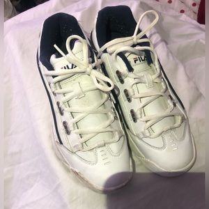 Size 10 women, Size 8 men like new, Will clean before shipping, Fila sneakers